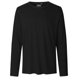 Neutral - Mens Long  Sleeve T-Shirt (O61050) - black XXL