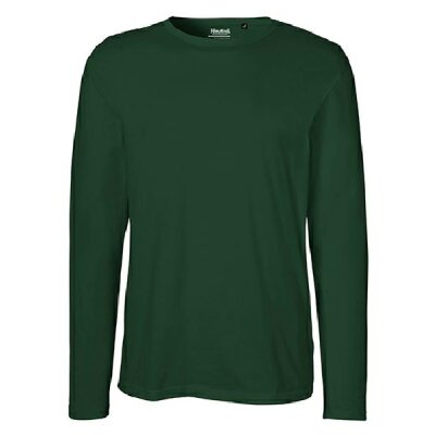 Neutral - Mens Long  Sleeve T-Shirt (O61050) - bottle green