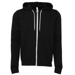 Bella + Canvas - 3739 Unisex Poly-Cotton Fleece Full-Zip...