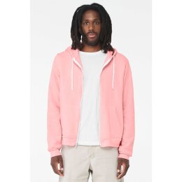 Bella + Canvas - 3739 Unisex Poly-Cotton Fleece Full-Zip Hoodie - gold L