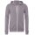 Bella + Canvas - 3739 Unisex Poly-Cotton Fleece Full-Zip Hoodie - storm