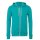 Bella + Canvas - 3739 Unisex Poly-Cotton Fleece Full-Zip Hoodie - teal