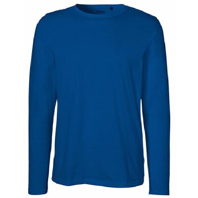 Neutral - Mens Long  Sleeve T-Shirt (O61050) - royal L
