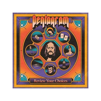 PENTAGRAM - REVIEW YOUR CHOICES - LTD YELLOW/ORANGE/PURPLE - LP