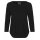 Neutral - Ladies 3/4 Sleeve T-Shirt (O81006) - black  L