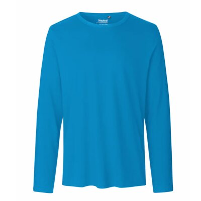 Neutral - Mens Long  Sleeve T-Shirt (O61050) - sapphire