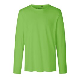Neutral - Mens Long  Sleeve T-Shirt (O61050) - lime