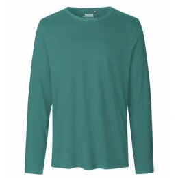 Neutral - Mens Long  Sleeve T-Shirt (O61050) - teal