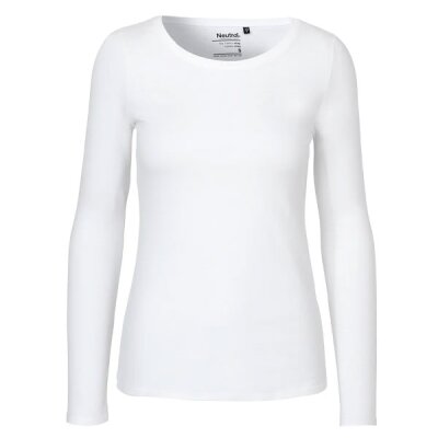 Neutral - Ladies Longsleeve T-Shirt (O81050) - white S