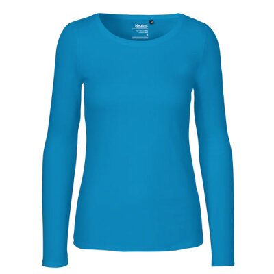 Neutral - Ladies Longsleeve T-Shirt (O81050) - sapphire