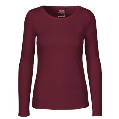 Neutral - Ladies Longsleeve T-Shirt (O81050) - bordeaux M