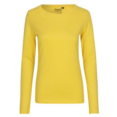 Neutral - Ladies Longsleeve T-Shirt (O81050) - yellow