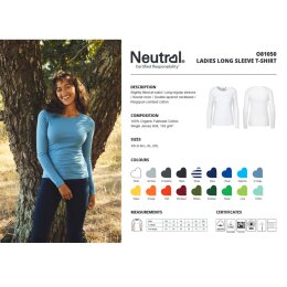 Neutral - Ladies Longsleeve T-Shirt (O81050) - yellow