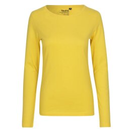 Neutral - Ladies Longsleeve T-Shirt (O81050) - yellow S