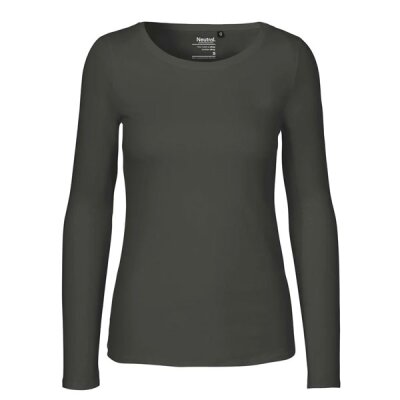Neutral - Ladies Longsleeve T-Shirt (O81050) - charcoal L