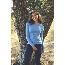 Neutral - Ladies Longsleeve T-Shirt (O81050) - teal L