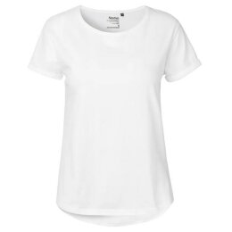 Neutral - Ladies Roll Up Sleeve T-Shirt (O80012) - white S