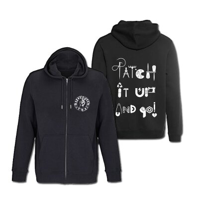 The Sensitives - Patch It Up... - Kapuzenzipper - black S