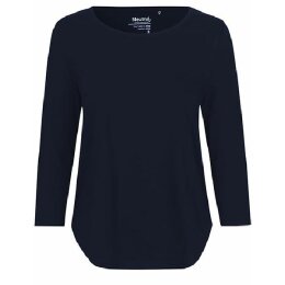 Neutral - Ladies 3/4 Sleeve T-Shirt (O81006) - navy L