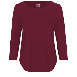 Neutral - Ladies 3/4 Sleeve T-Shirt (O81006) - bordeaux L