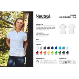 Neutral - Ladies Classic Polo (O22980) - green