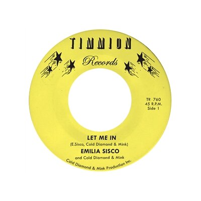 COLD DIAMOND & MINK & EMILIA SISCO - LET ME IN (OPAQUE YELLOW VINYL) - 7"