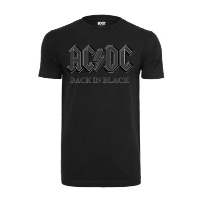 Merchcode - MC480 ACDC Back In Black Tee - black M