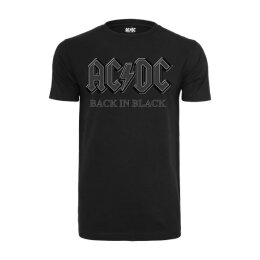 Merchcode - MC480 ACDC Back In Black Tee - black M