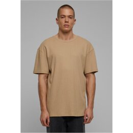 Urban Classics - TB6676 Waffle Tee - unionbeige L