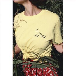 Akne Kid Joe - Ente - T-Shirt - light yellow M