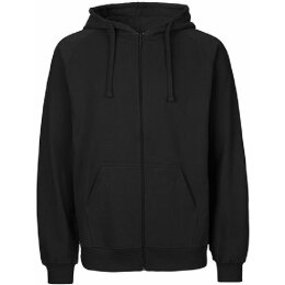 Neutral - Unisex Tiger Hoodie with Zip (T63301) - black XXL