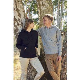 Neutral - Unisex Tiger Hoodie with Zip (T63301) - black XXL