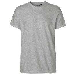 Neutral - Mens  Roll Up Sleeve T-Shirt (O60012) - sport grey