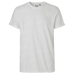 Neutral - Mens  Roll Up Sleeve T-Shirt (O60012) - ash grey