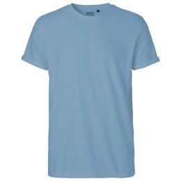 Neutral - Mens  Roll Up Sleeve T-Shirt (O60012) - dusty indigo