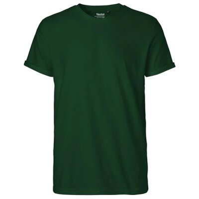 Neutral - Mens  Roll Up Sleeve T-Shirt (O60012) - bottle green