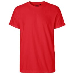 Neutral - Mens  Roll Up Sleeve T-Shirt (O60012) - red