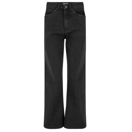 Urban Classics - TB6815 - Ladies Cropped Straight Leg Denim Pants - black washed