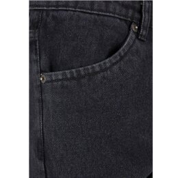 Urban Classics - TB6815 - Ladies Cropped Straight Leg Denim Pants - black washed