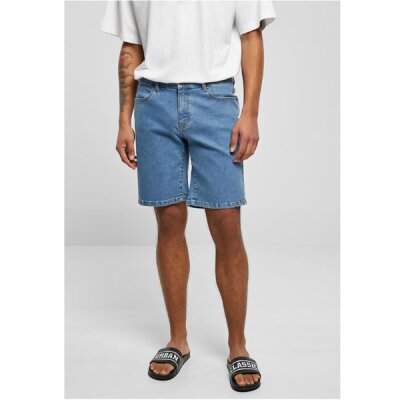 Urban Classics - TB4156 - Relaxed Fit Jeans Shorts - light blue washed