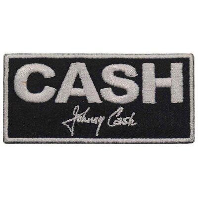 Johnny Cash - Block - Patch (Aufnäher)