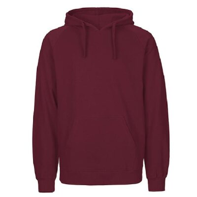 Neutral - Unisex Tiger Cotton Hoodie (T63101) - bordeaux