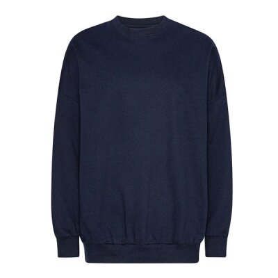 Neutral - Tiger Cotton Oversized Sweatshirt (T63011) - navy