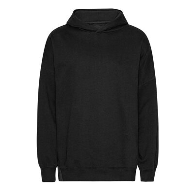 Neutral - Unisex Tiger Cotton Oversized Hoodie (T63111) - black