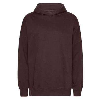 Neutral - Unisex Tiger Cotton Oversized Hoodie (T63111) - brown