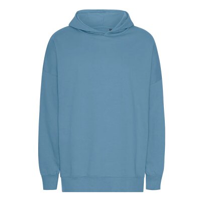 Neutral - Unisex Tiger Cotton Oversized Hoodie (T63111) - dusty indigo