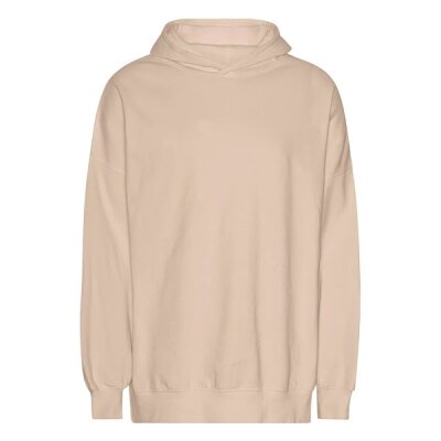 Neutral - Unisex Tiger Cotton Oversized Hoodie (T63111) - sand