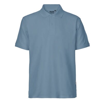 Neutral - Men´s Classic Polo (O20080) - dusty indigo L