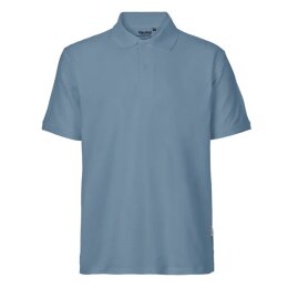 Neutral - Men´s Classic Polo (O20080) - dusty indigo L
