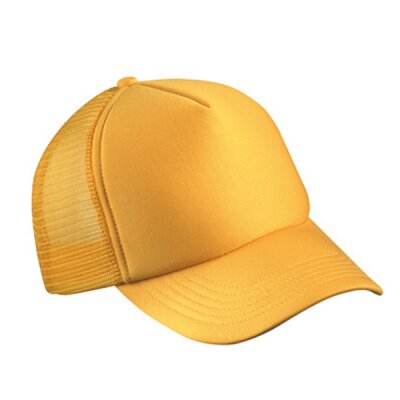 Myrtle Beach - 5-Panel Polyester Mesh Cap - MB070 - Trucker Cap - gold / gold / gold